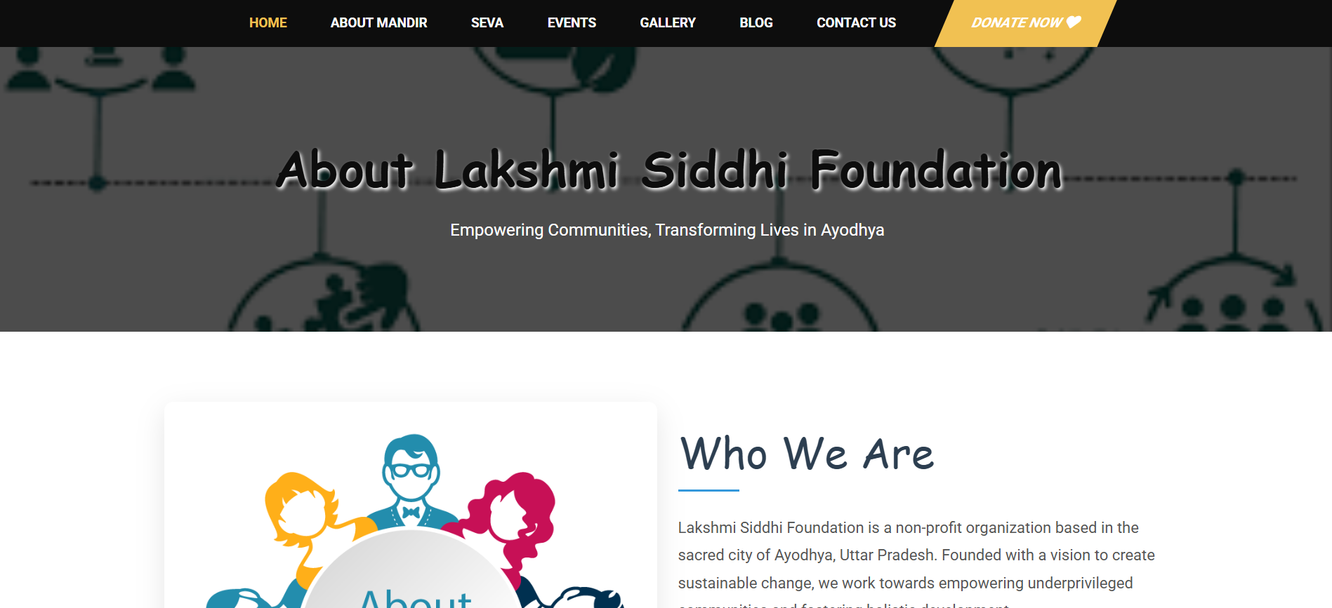 Lakshmi Shidhi Foundation Ayodhya